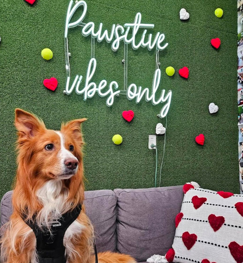 Dog Visitor - Red Border Collie